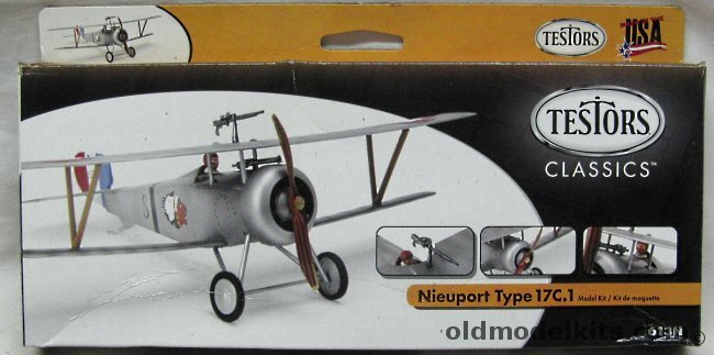 Testors 1/48 Nieuport 17C.1 - (ex-Hawk), 613N plastic model kit